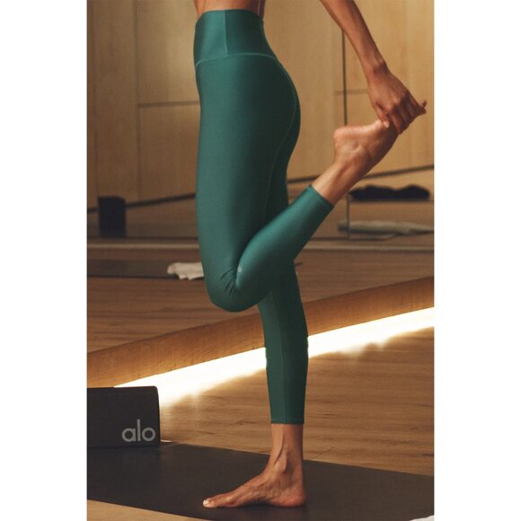 Alo Yoga 7/8 High-Waist Airlift Legging XS Winter Ivy - Picture 4 of 8